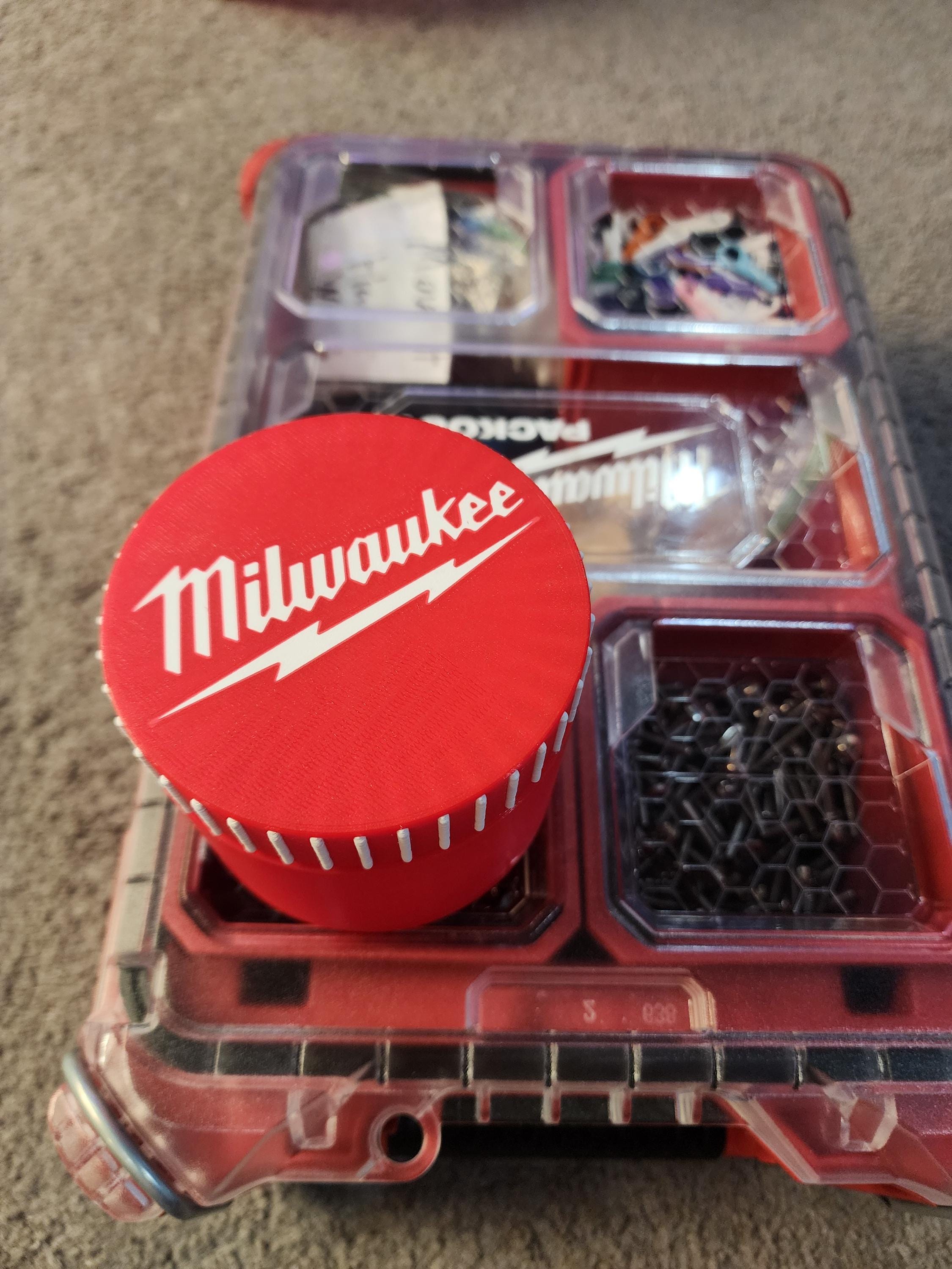 Milwaukee Packout Parts Organizer Bin (1 or 2 Pack) – Screws, Nuts, Bolts & Small Hardware Storage Container