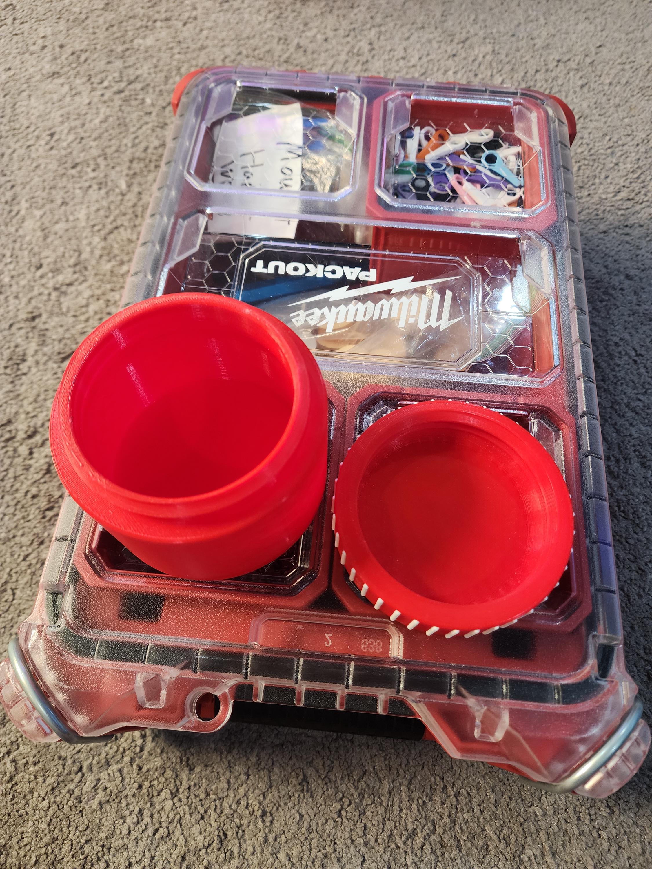 Milwaukee Packout Parts Organizer Bin (1 or 2 Pack) – Screws, Nuts, Bolts & Small Hardware Storage Container