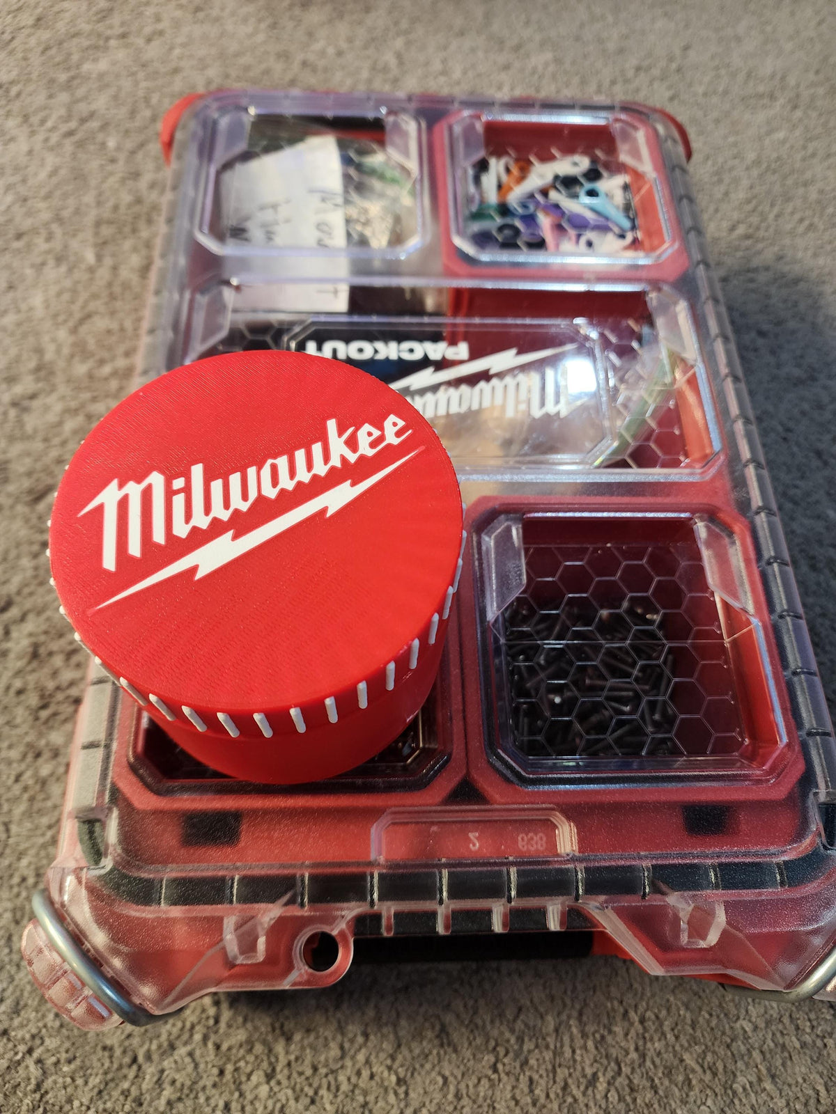 Milwaukee Packout Parts Organizer Bin (1 or 2 Pack) – Screws, Nuts, Bolts & Small Hardware Storage Container