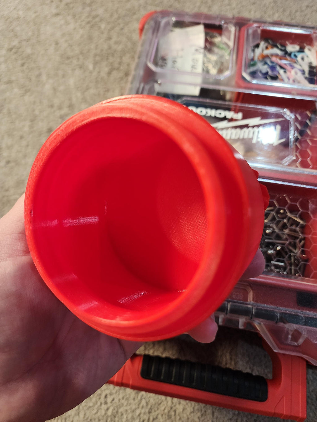 Milwaukee Packout Parts Organizer Bin (1 or 2 Pack) – Screws, Nuts, Bolts & Small Hardware Storage Container