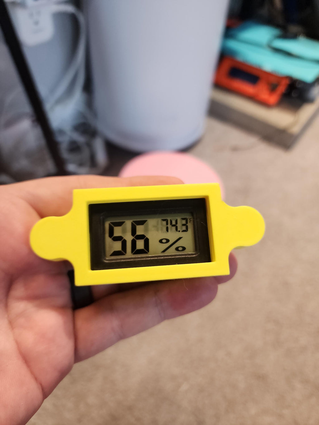 Jumping Spider Hygrometer | Reptile Tank Humidity Gauge | Gecko & Lizard Terrarium | Greenhouse Accessory
