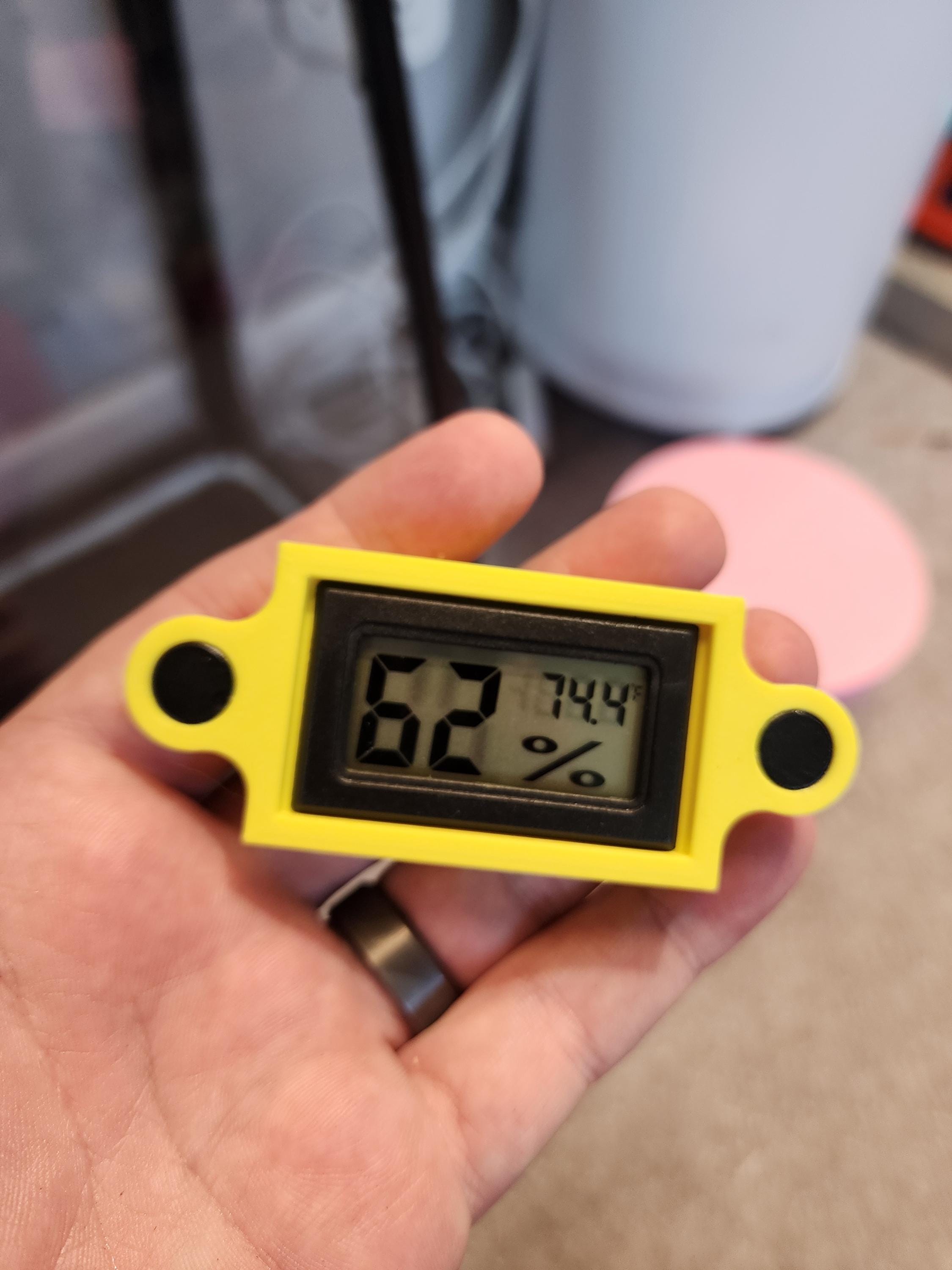 Jumping Spider Hygrometer | Reptile Tank Humidity Gauge | Gecko & Lizard Terrarium | Greenhouse Accessory