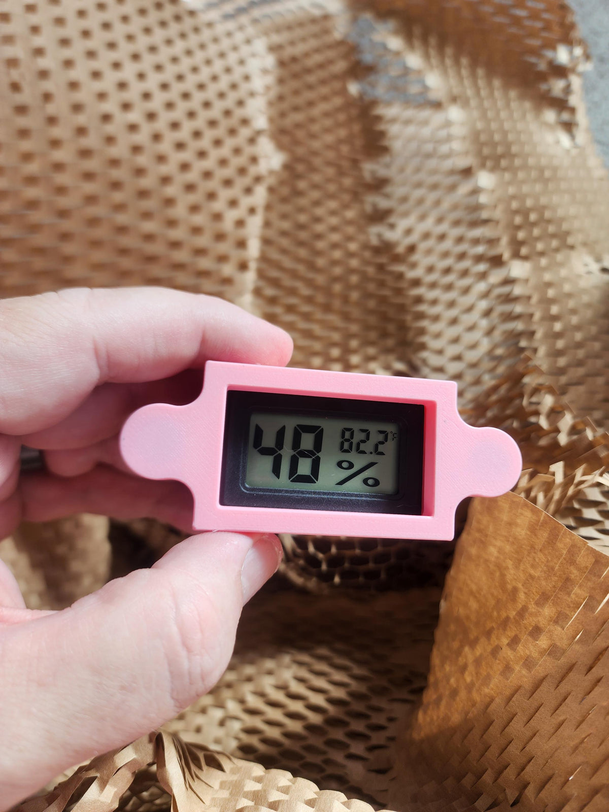 Jumping Spider Hygrometer | Reptile Tank Humidity Gauge | Gecko & Lizard Terrarium | Greenhouse Accessory
