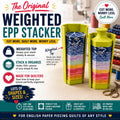 English Paper Piecing 1", 1.5" Hex, Square, Diamond Shape Weight Stack Storage