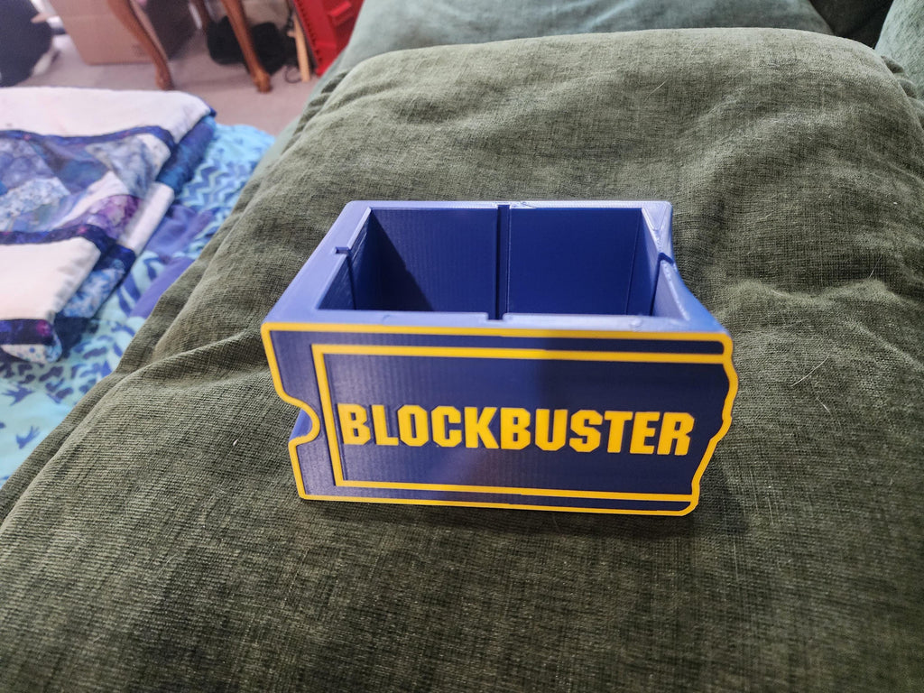 1 at this price. Blockbuster Logo Remote Holder | Retro Movie Night Organizer | TV Remote Caddy | Couch & Coffee Table Storage