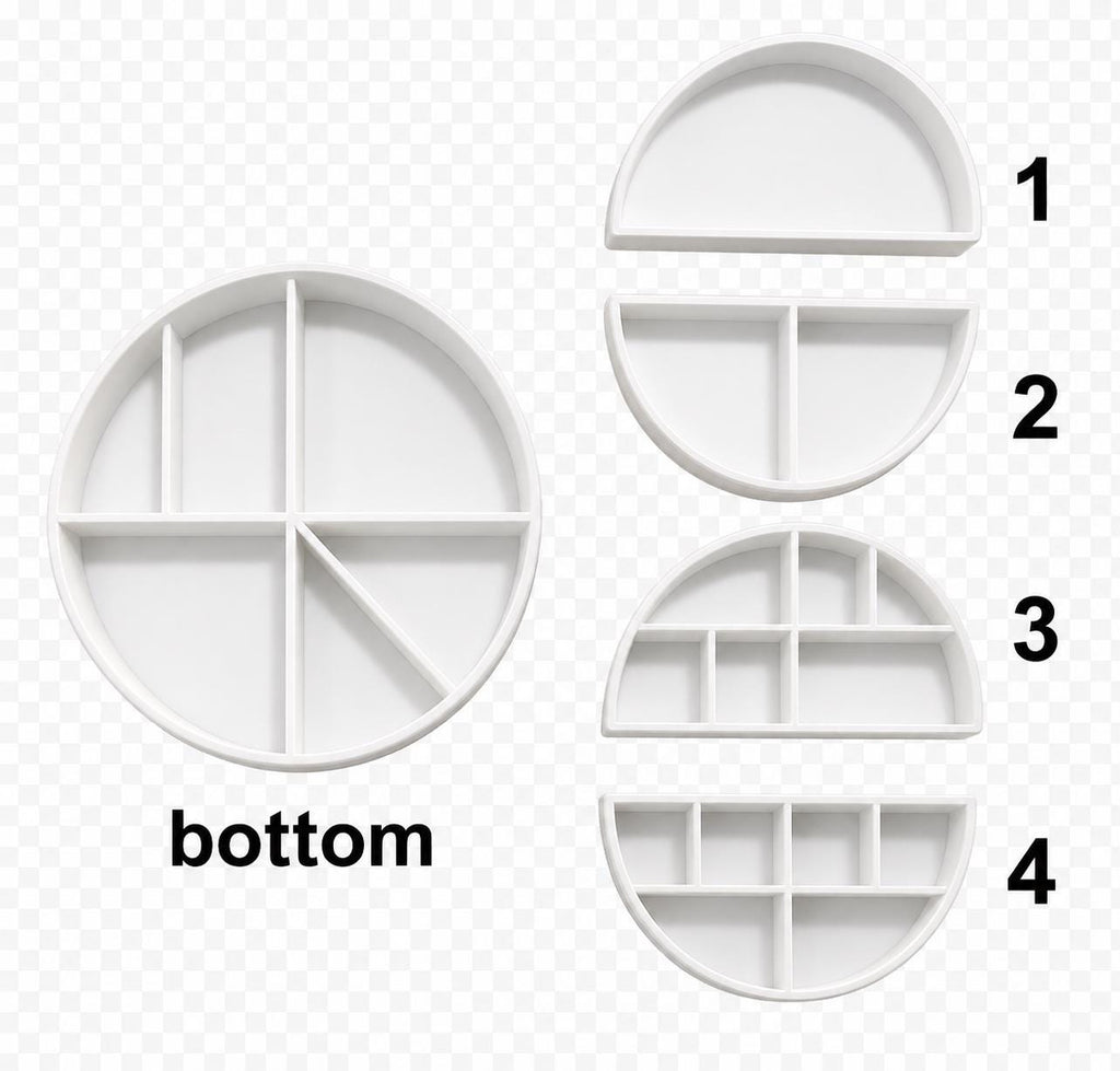 Cookie Box Sewing Kit Organizer | 2-Tier Storage for Royal Dansk Butter Cookie Tin | Choose Tin or Insert | 4 Layout Options