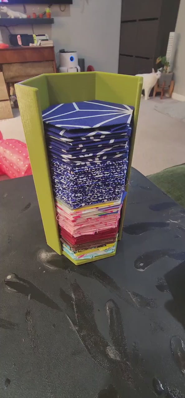 English Paper Piecing 1", 1.5" Hex, Square, Diamond Shape Weight Stack Storage