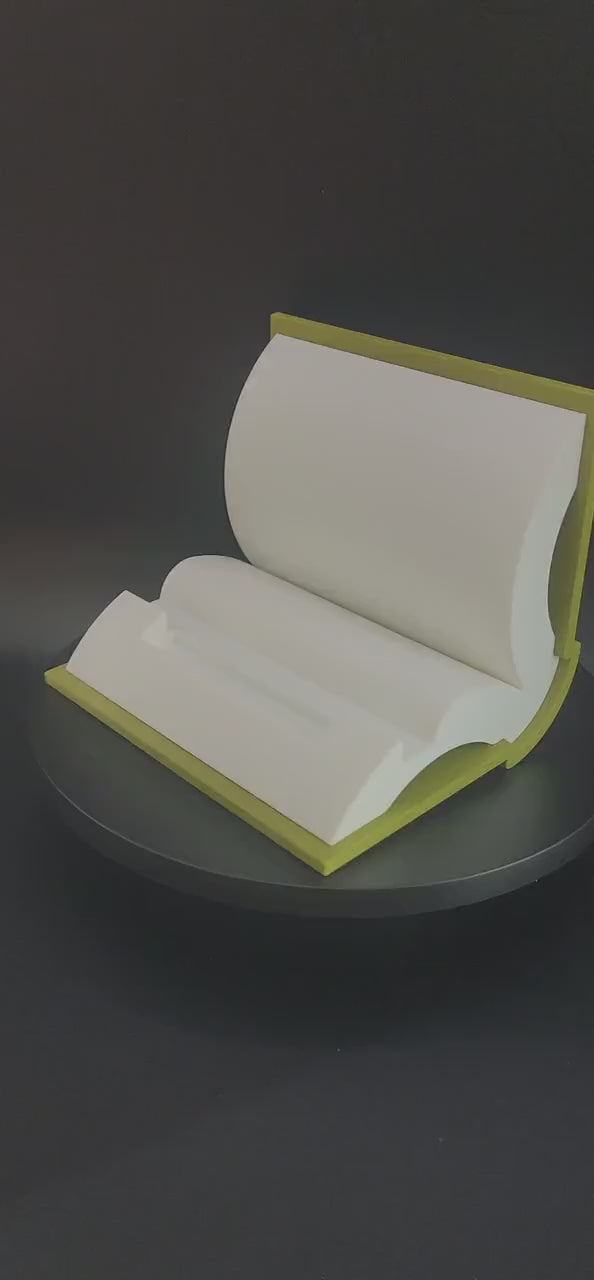 Open Book Phone / Kindle Stand | Bookstore Accessory | Library Essential | Bookworm Gadget | Booktok | Nerdy Must-Have | 2 position