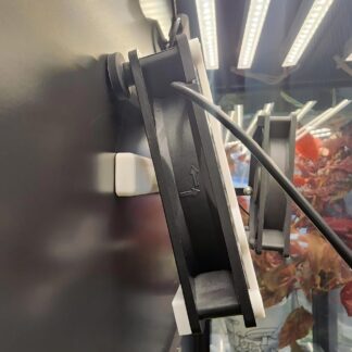 Low Profile 120mm / 80mm Adjustable Magnetic Fan Mount Cabinet Greenhouse magnetic mount w/ 3d printed wrench